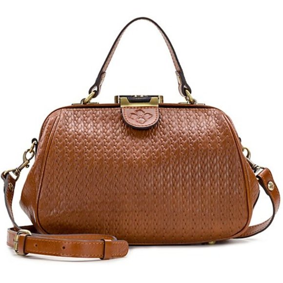 Patricia Nash Bags Patricia Nash Frame Weave Gracchi Brown Bag